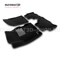 Текстильные 3D коврики Euromat3D Business в салон для Opel Antara (2007-2016) № EMC3D-003816