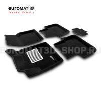Текстильные 3D коврики Euromat3D Lux в салон для Land Rover Discovery Sport (2015-) № EM3D-003107