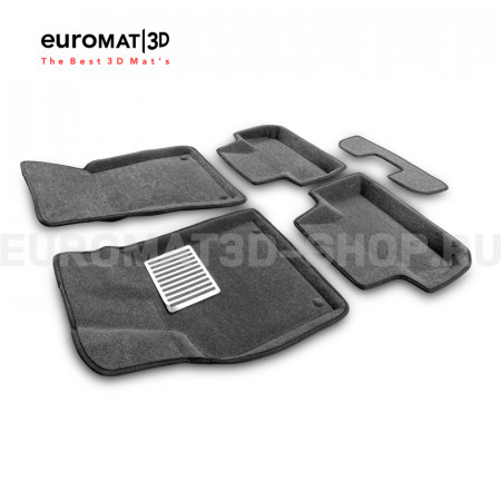 Текстильные 3D коврики Euromat3D Lux в салон для Audi Q5 (2008-2016) № EM3D-001104G Серые Текстильные 3D коврики Euromat3D Lux в салон для Audi Q5 (2008-2016) № EM3D-001104G Серые