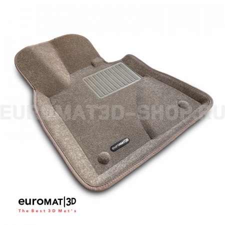 Текстильные 3D коврики Euromat3D Business в салон для Lexus RX (2016-2022) № EMC3D-003212T Бежевые Текстильные 3D коврики Euromat3D Business в салон для Lexus RX (2016-2022) № EMC3D-003212T Бежевые