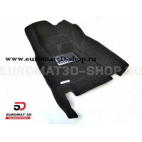 Текстильные 5D коврики с высоким бортом Euromat3D в салон для Land Rover Range Rover Velar (2017-) № EM5D-002753