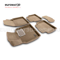 Текстильные 3D коврики Euromat3D Lux в салон для Toyota Camry XV70 (2018-2024) № EM3D-005101T Бежевые Текстильные 3D коврики Euromat3D Lux в салон для Toyota Camry XV70 (2018-2024) № EM3D-005101T Бежевые