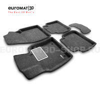 Текстильные 3D коврики Euromat3D Lux в салон для Toyota Camry XV70 (2018-2024) № EM3D-005101G Серые Текстильные 3D коврики Euromat3D Lux в салон для Toyota Camry XV70 (2018-2024) № EM3D-005101G Серые