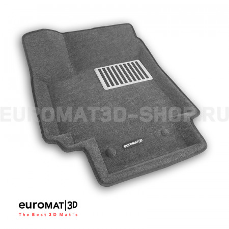 Текстильные 3D коврики Euromat3D Lux в салон для Hyundai Creta (2016-2020) № EM3D-002728G Серые Текстильные 3D коврики Euromat3D Lux в салон для Hyundai Creta (2016-2020) № EM3D-002728G Серые