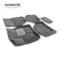 Текстильные 3D коврики Euromat3D Lux в салон для Porsche Cayenne (2002-2009) № EM3D-004100G Серые Текстильные 3D коврики Euromat3D Lux в салон для Porsche Cayenne (2002-2009) № EM3D-004100G Серые