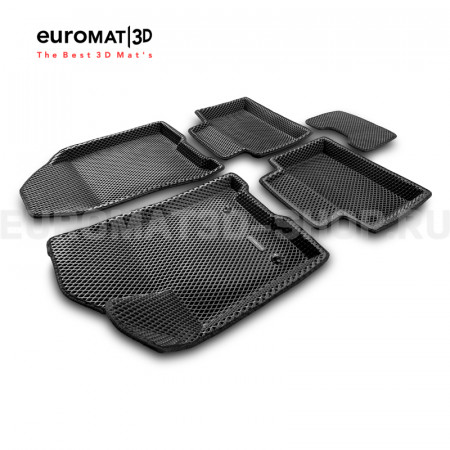 3D коврики Euromat3D EVA в салон для Lada Vesta (2015-) № EM3DEVA-005308