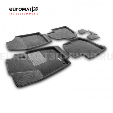 Текстильные 3D коврики Euromat3D Business в салон для Volkswagen Polo (2020-) № EMC3D-004508G Серые Текстильные 3D коврики Euromat3D Business в салон для Volkswagen Polo (2020-) № EMC3D-004508G Серые