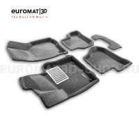 Текстильные 3D коврики Euromat3D Lux в салон для Seat Leon (2005-2012) № EM3D-004502G Серые Текстильные 3D коврики Euromat3D Lux в салон для Seat Leon (2005-2012) № EM3D-004502G Серые