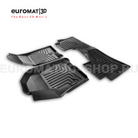 3D коврики Euromat3D Liner в салон для Cadillac Escalade (2021-) № EM3DLI-001308