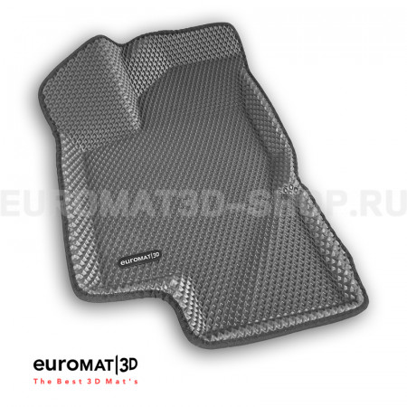 3D коврики Euromat3D EVA в салон для Lada Granta (2014-) № EM3DEVA-005310G Серые