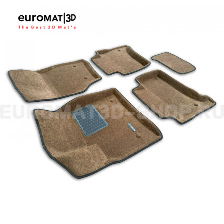 Текстильные 3D коврики Euromat3D Business в салон для Porsche Cayenne (2002-2009) № EMC3D-004100R Коричневые Текстильные 3D коврики Euromat3D Business в салон для Porsche Cayenne (2002-2009) № EMC3D-004100R Коричневые