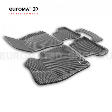 3D коврики Euromat3D EVA в салон для Bmw 5 G30 (2017-) № EM3DEVA-001219G Серые 3D коврики Euromat3D EVA в салон для Bmw 5 G30 (2017-) № EM3DEVA-001219G Серые