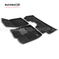 Текстильные 3D коврики Euromat3D Business в салон для BYD YUAN PLUS (2021-) № EMC3D-001255
