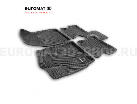 3D коврики Euromat3D EVA в салон для Lada Iskra (2025-) № EM3DEVA-005311