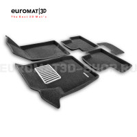 Текстильные 3D коврики Euromat3D Lux в салон для Lada Niva Travel (2020-) № EM3D-005312